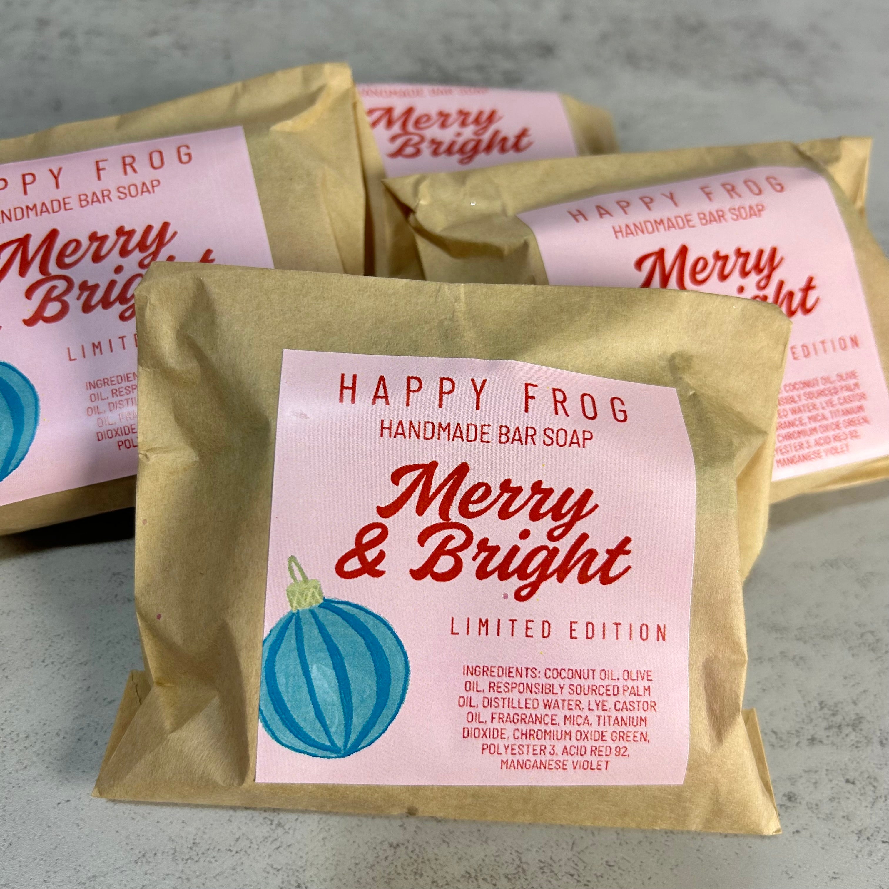Limited Edition - Merry & Bright Handmade Bar Soap