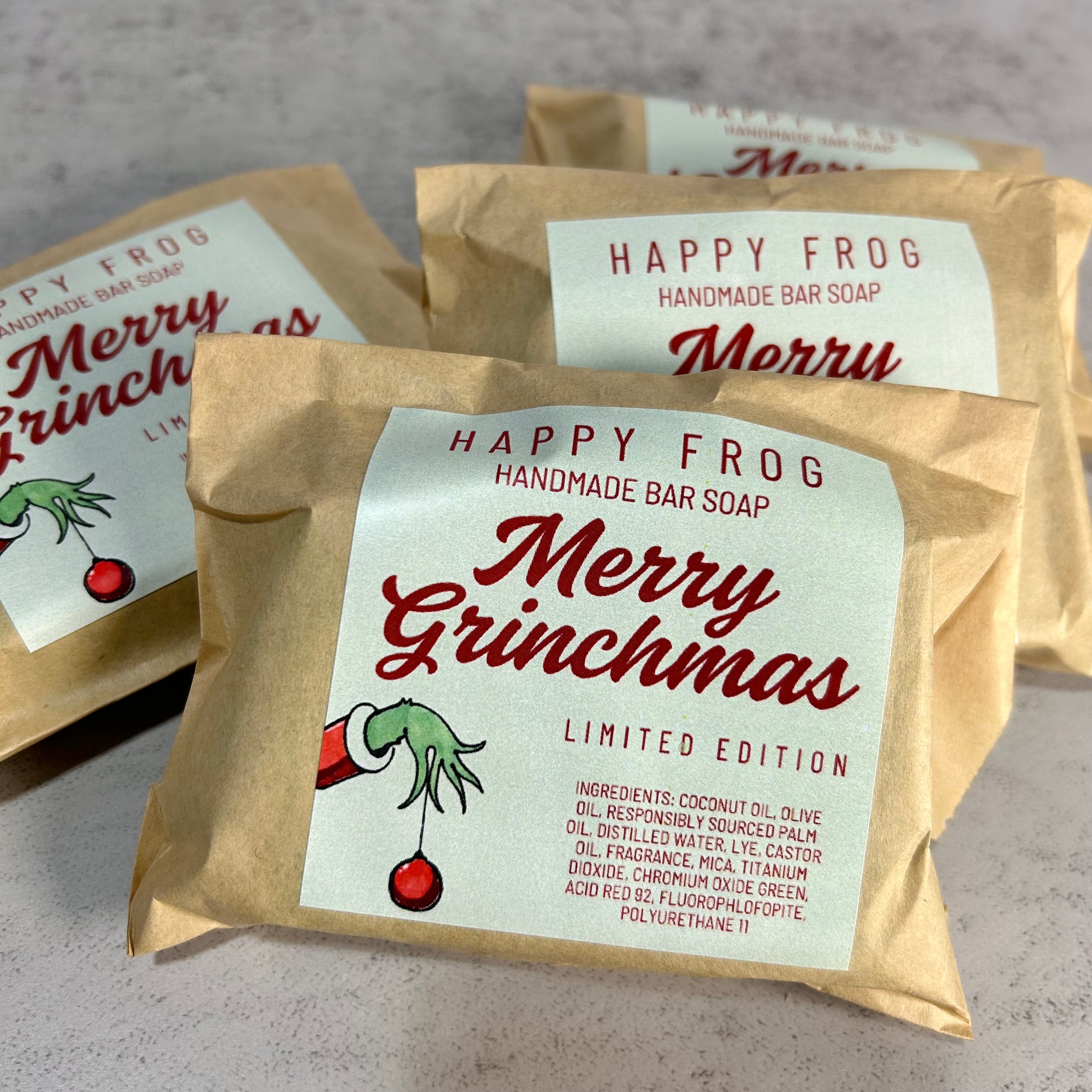 Limited Edition - Merry Grinchmas Handmade Bar Soap