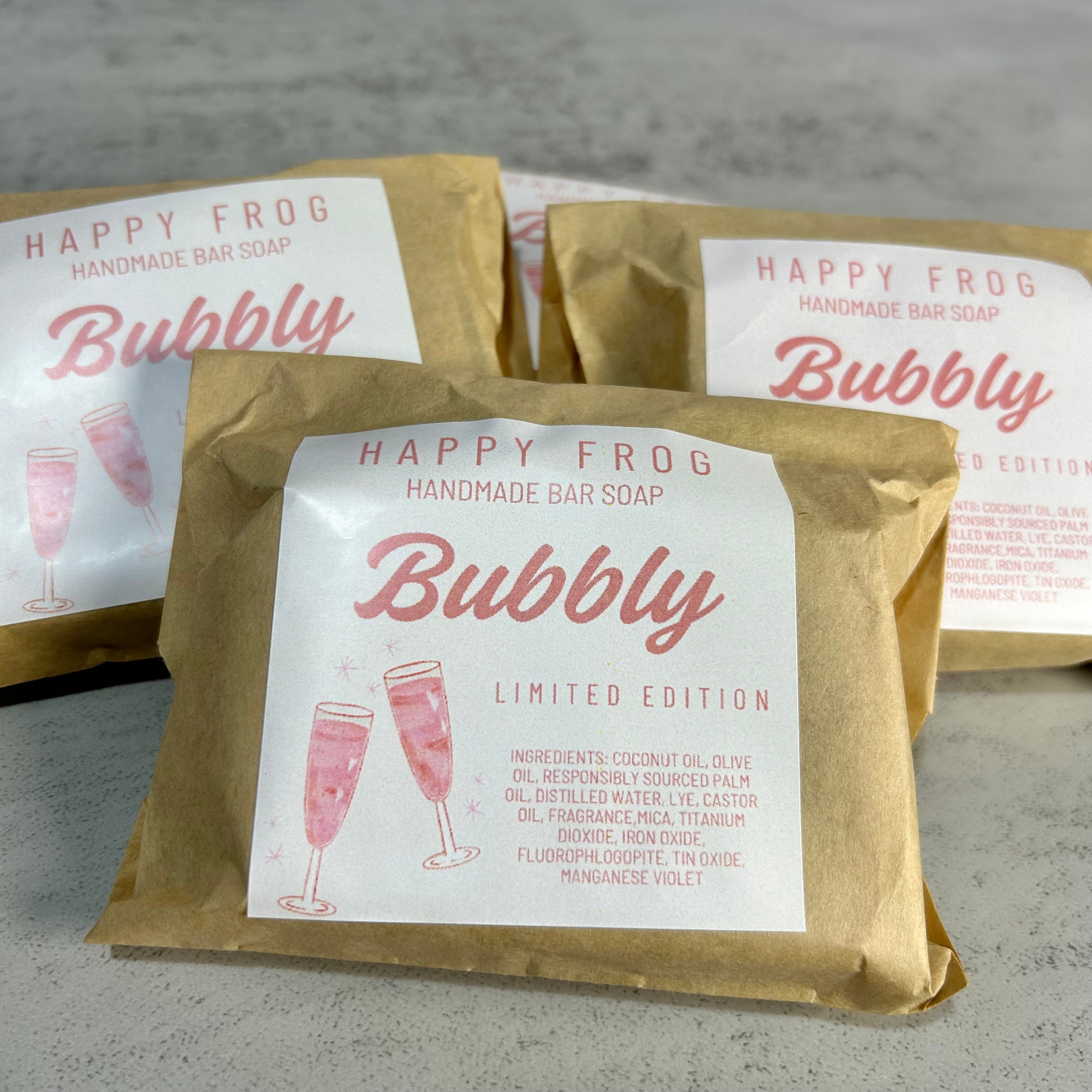 Limited Edition - Bubbly Handmade Bar Soap