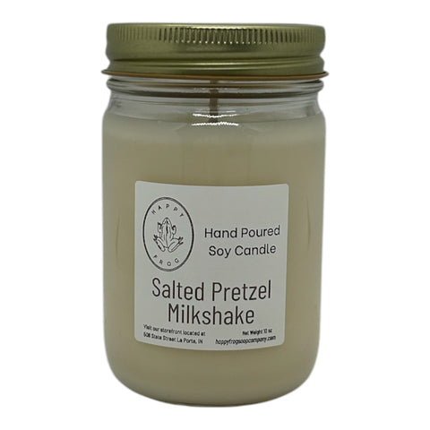 Salted Pretzel Milkshake Soy Candle