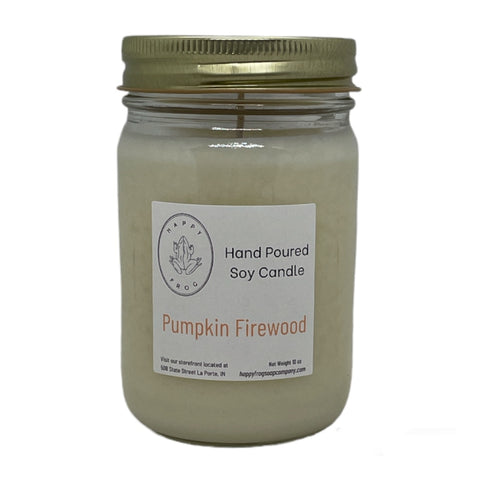Pumpkin Firewood Soy Candle