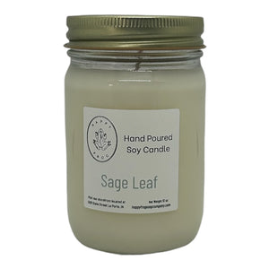 Sage Leaf Soy Candle