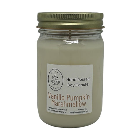 Vanilla Pumpkin Marshmallow Soy Candle