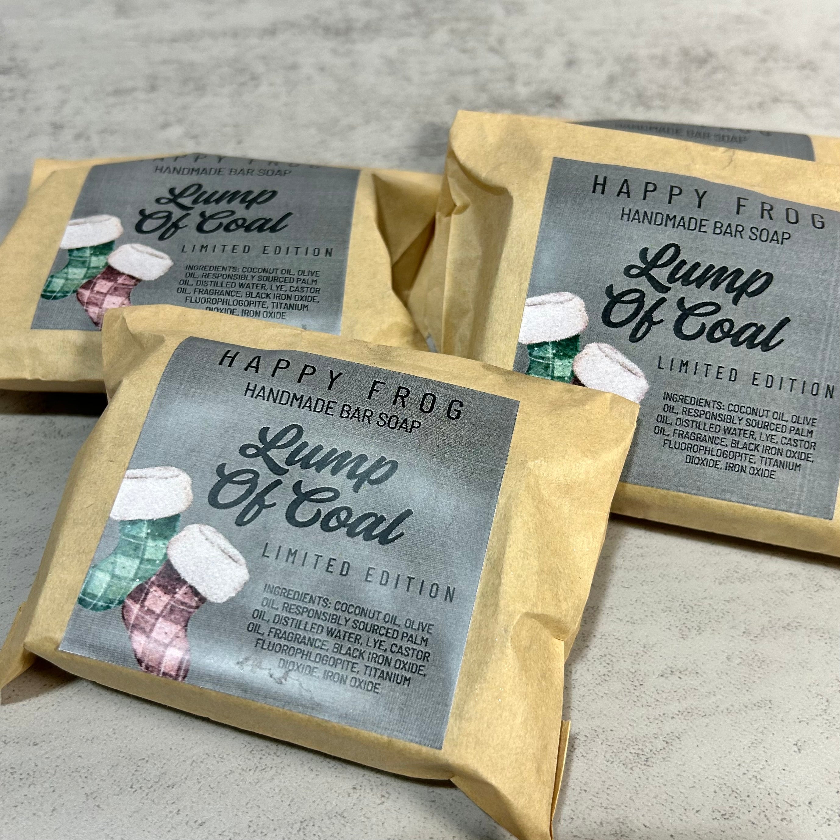 Limited Edition - Lump Of Coal Handmade Bar Soap