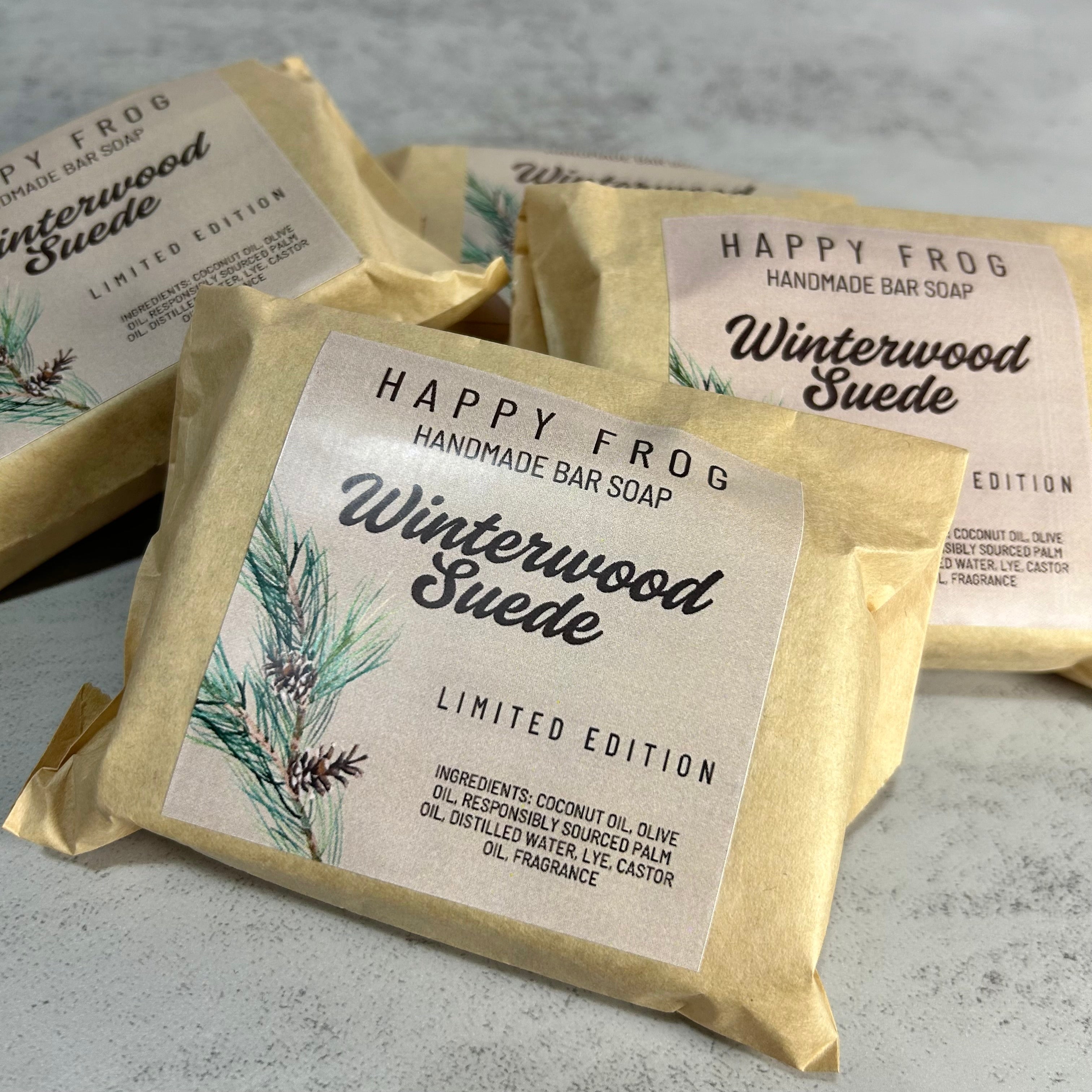 Limited Edition - Winterwood Suede Handmade Bar Soap