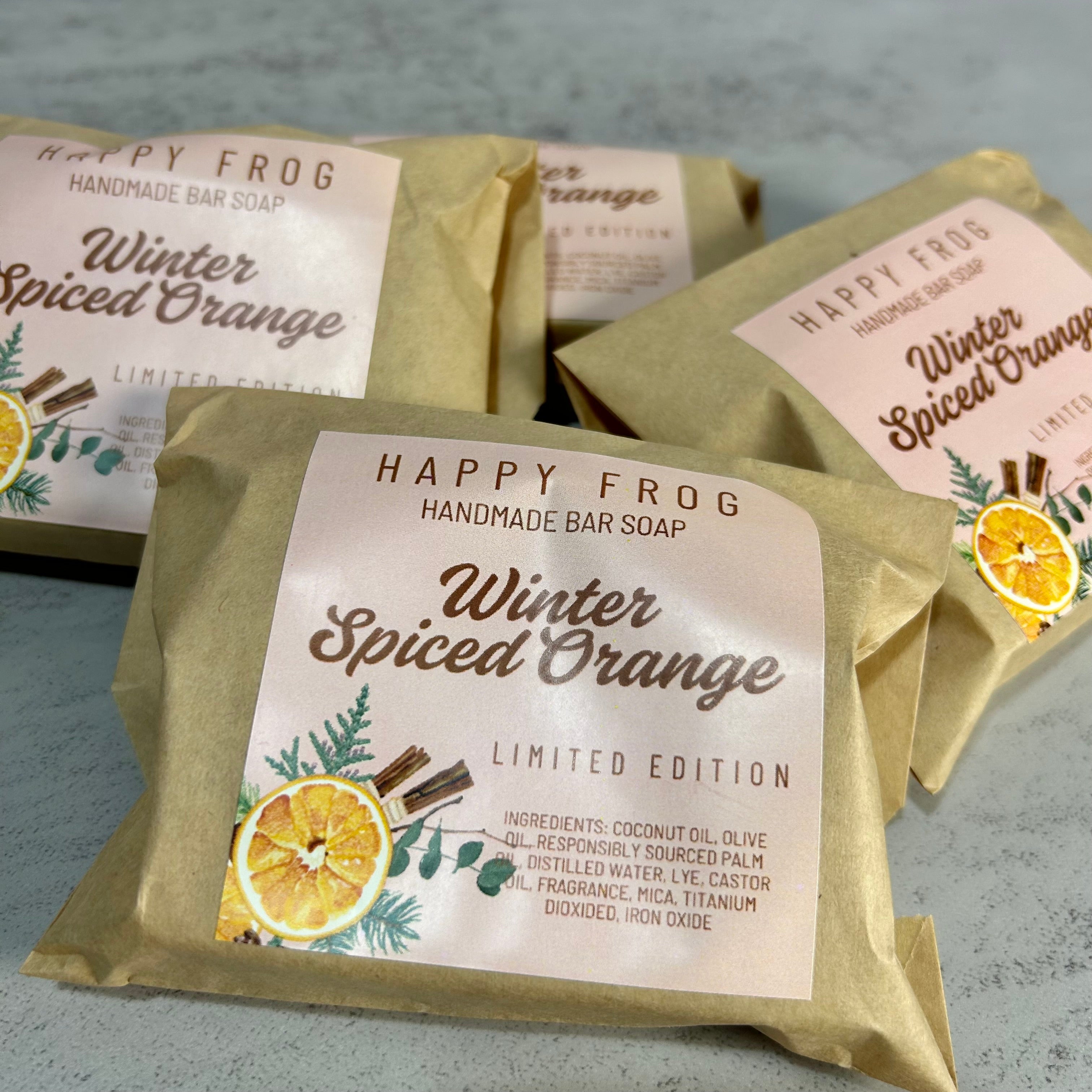 Limited Edition - Winter Spiced Orange Handmade Bar Soap