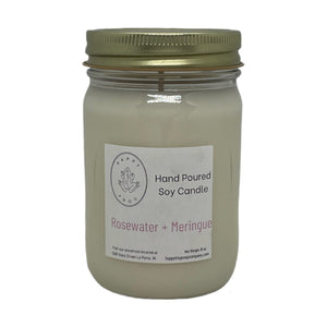 Rosewater and Meringue Soy Candle