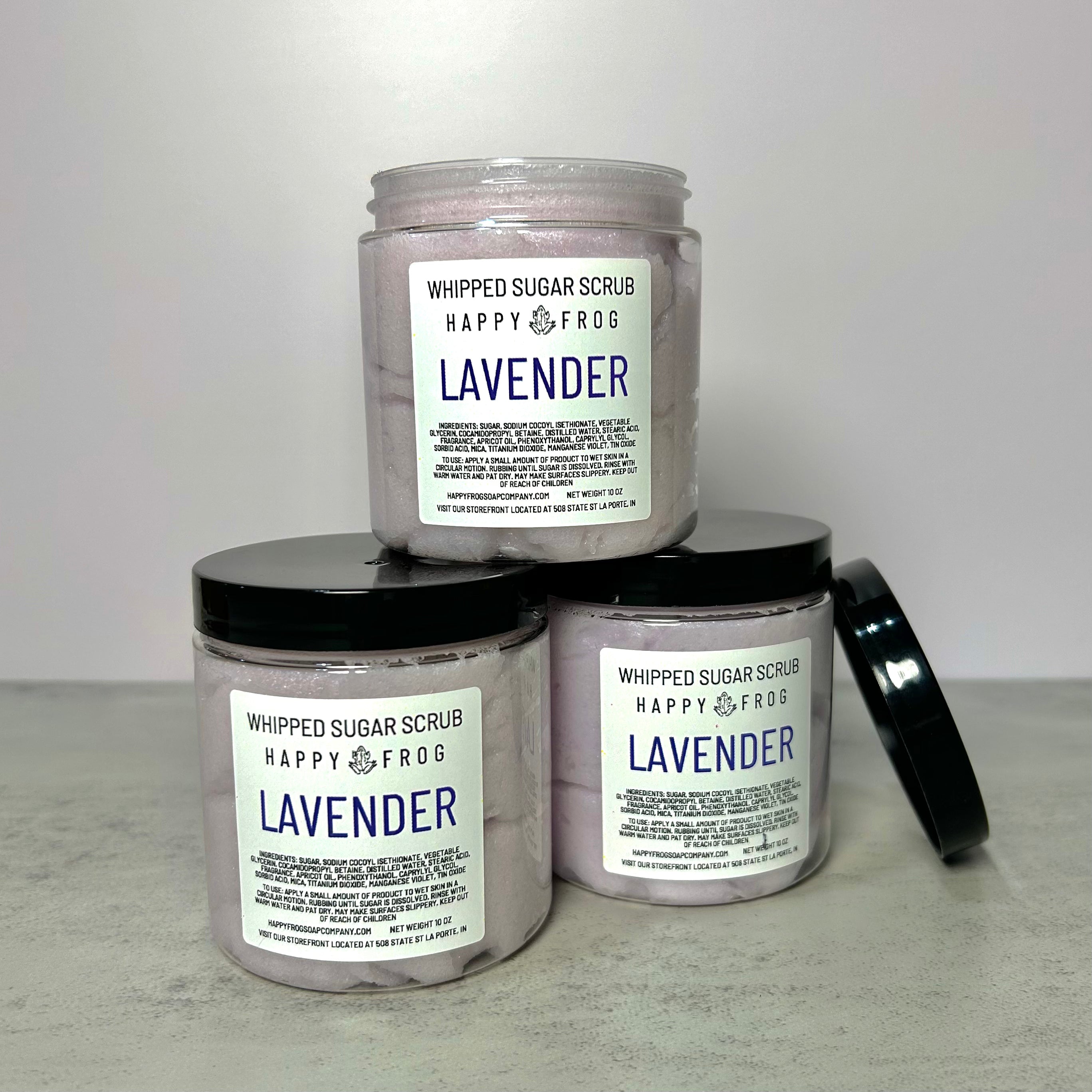 Lavender Whipped Sugar Scrub