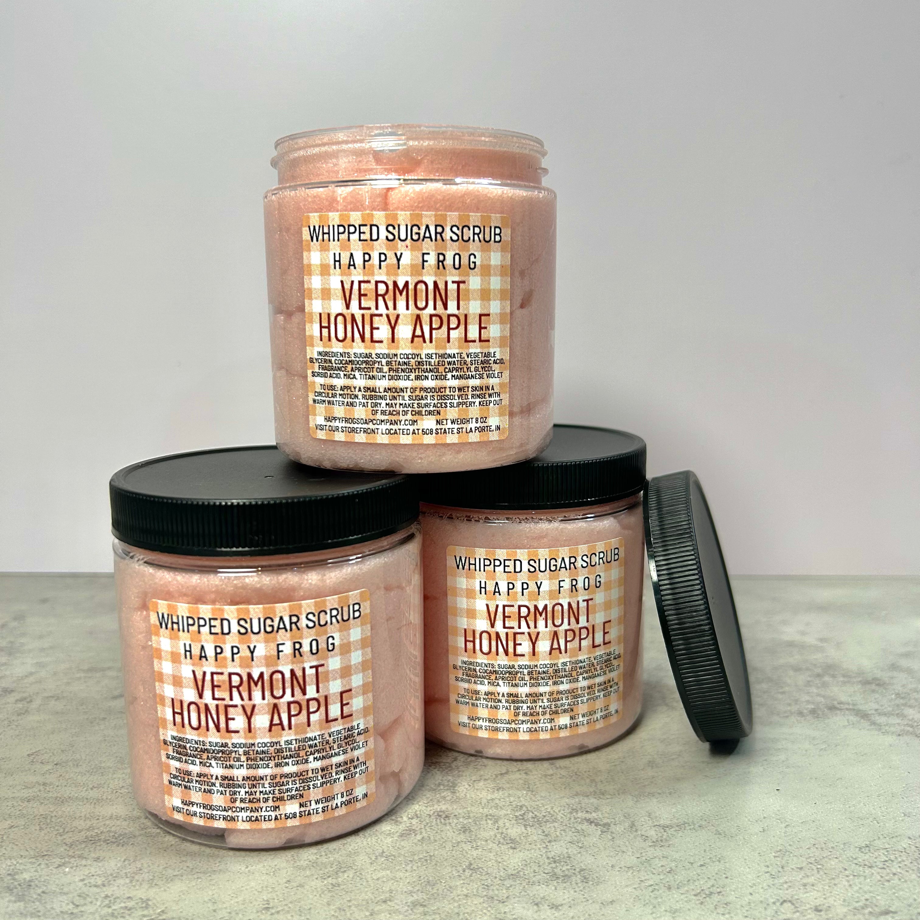 Vermont Honey Apple Whipped Sugar Scrub - Limited Edition