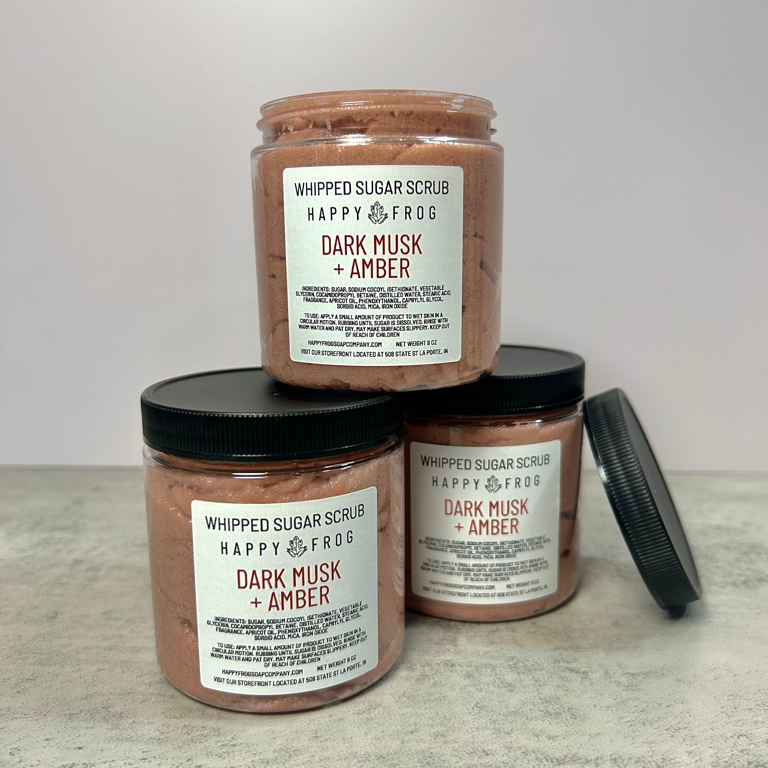 Dark Musk + Amber Whipped Sugar Scrub