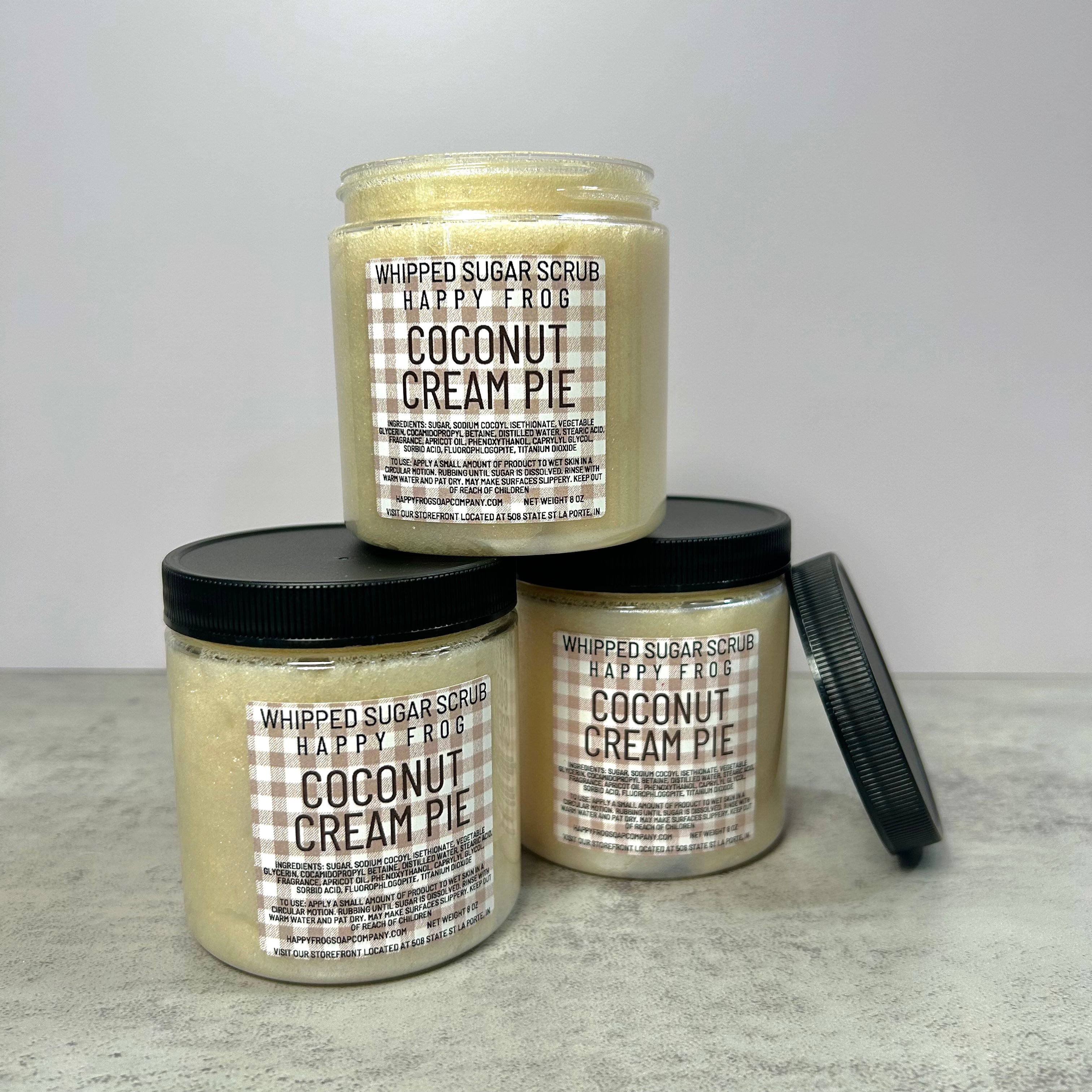 Coconut Cream Pie Whipped Sugar Scrub - Limited Edition