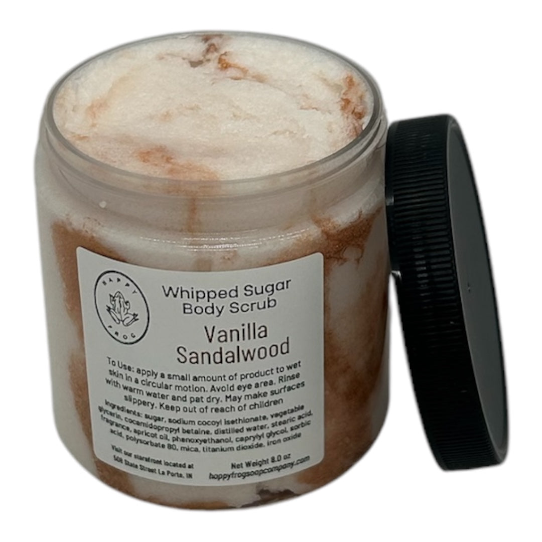 Vanilla Sandalwood Whipped Sugar Scrub