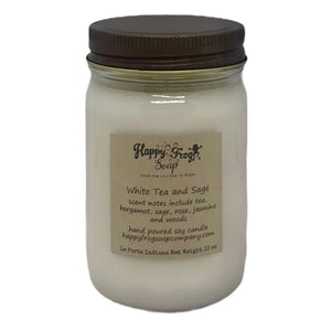 White Tea and Sage Soy Candle