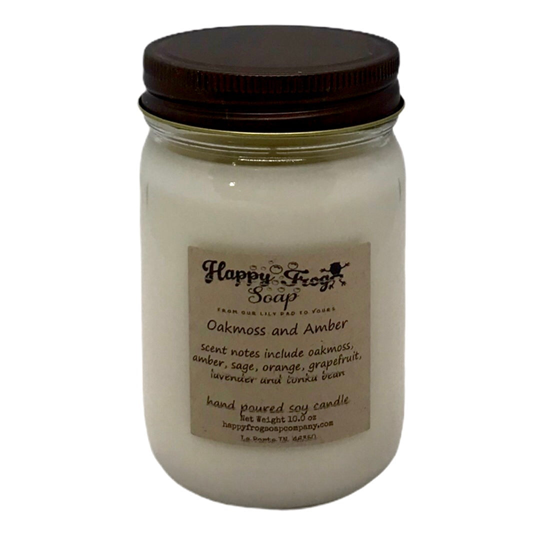 Oakmoss and Amber Soy Candle